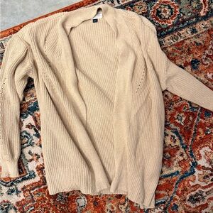 Universal Thread Women's Tan Open-Front Cardigan